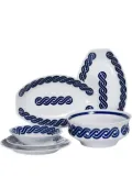 Sargadelos Cadrelo Dinner Service 18 piece set - Blue