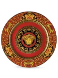 Versace Medusa service plate - Red