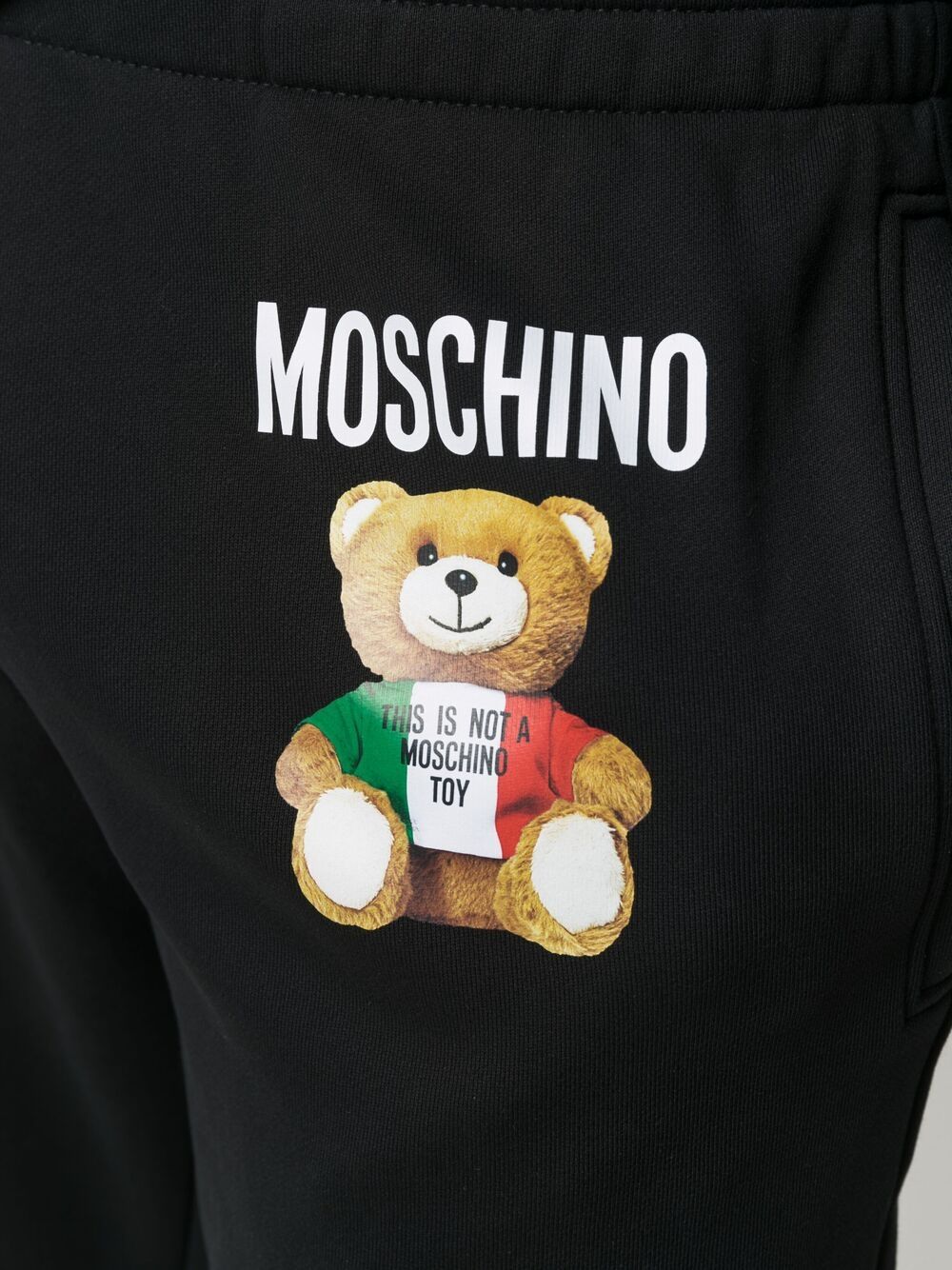 фото Moschino спортивные брюки с принтом teddy