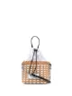 Image 1 of Maison Margiela woven logo-patch bucket bag