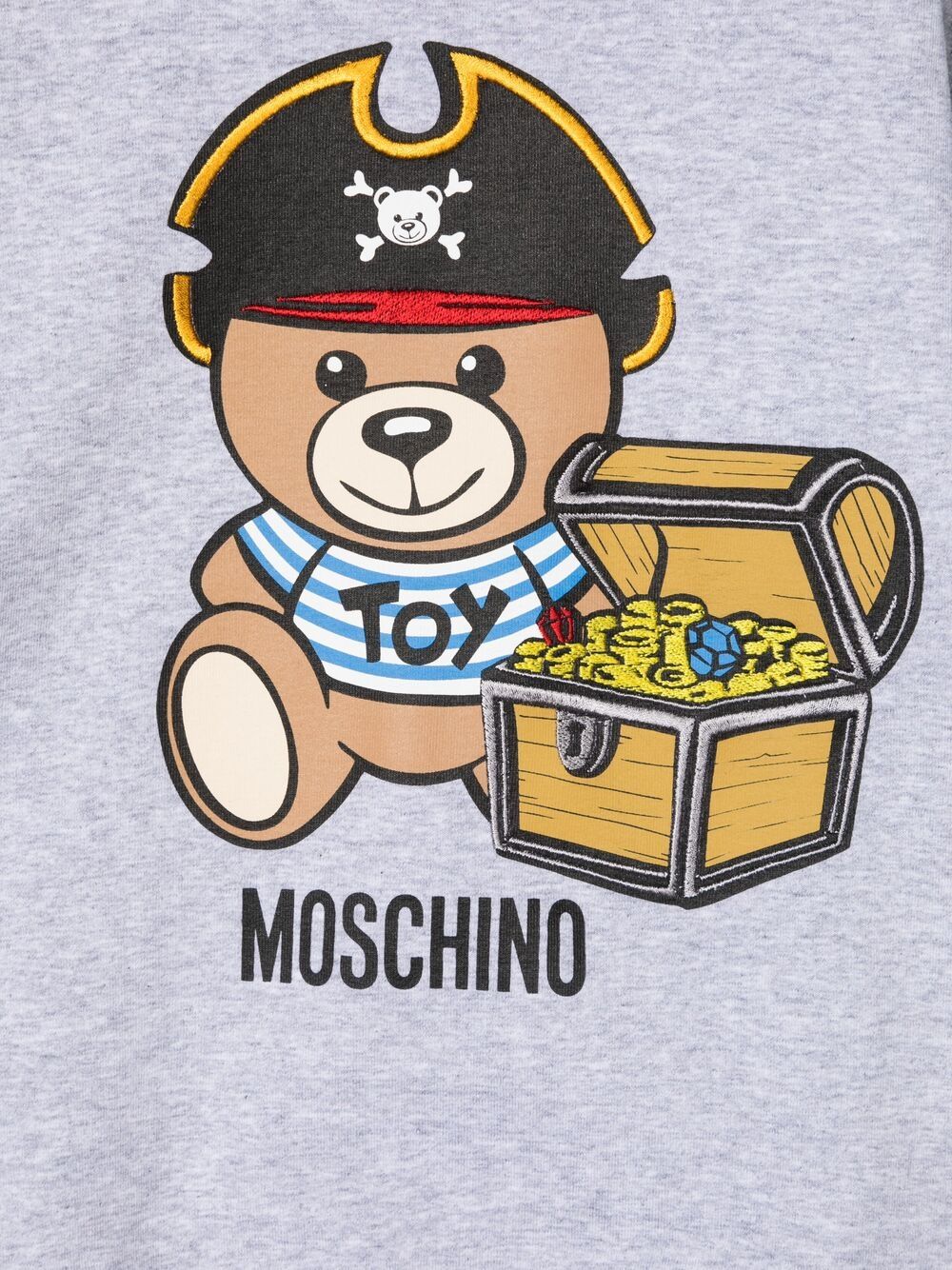 фото Moschino kids толстовка pirate teddy bear