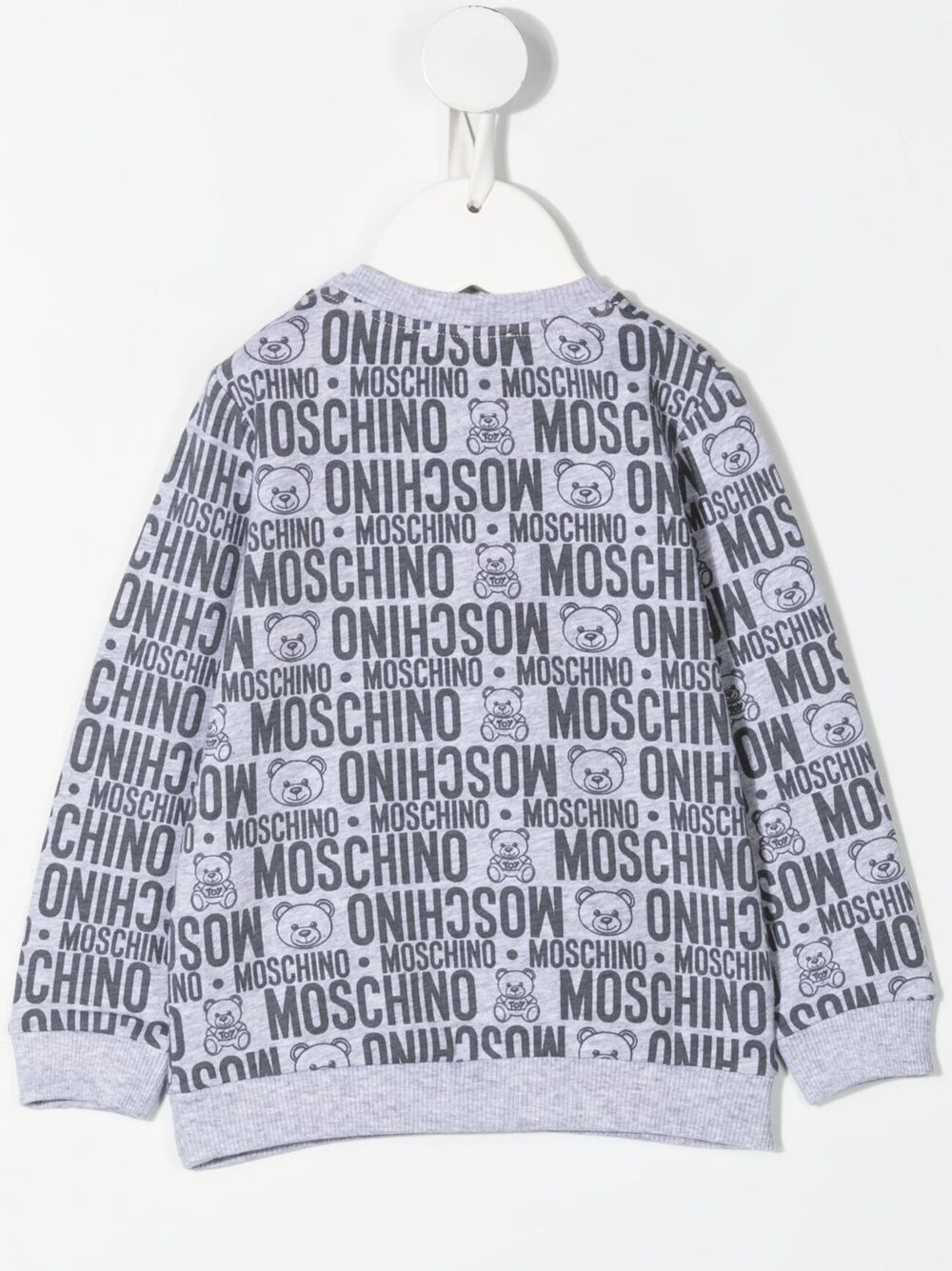 фото Moschino kids толстовка с логотипом teddy bear