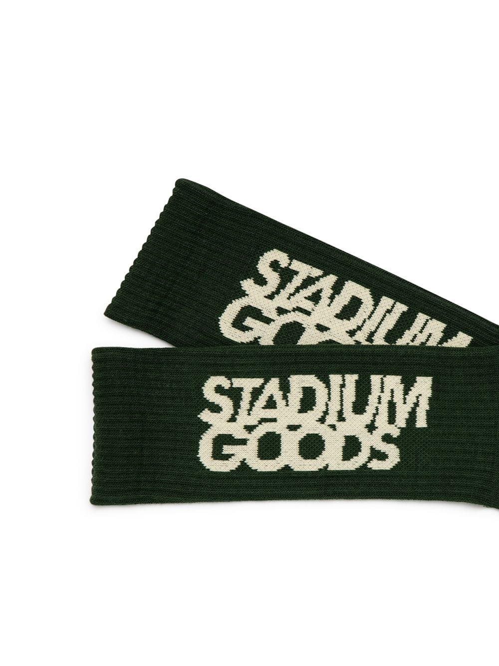 STADIUM GOODS® Sokken met logoprint - Groen