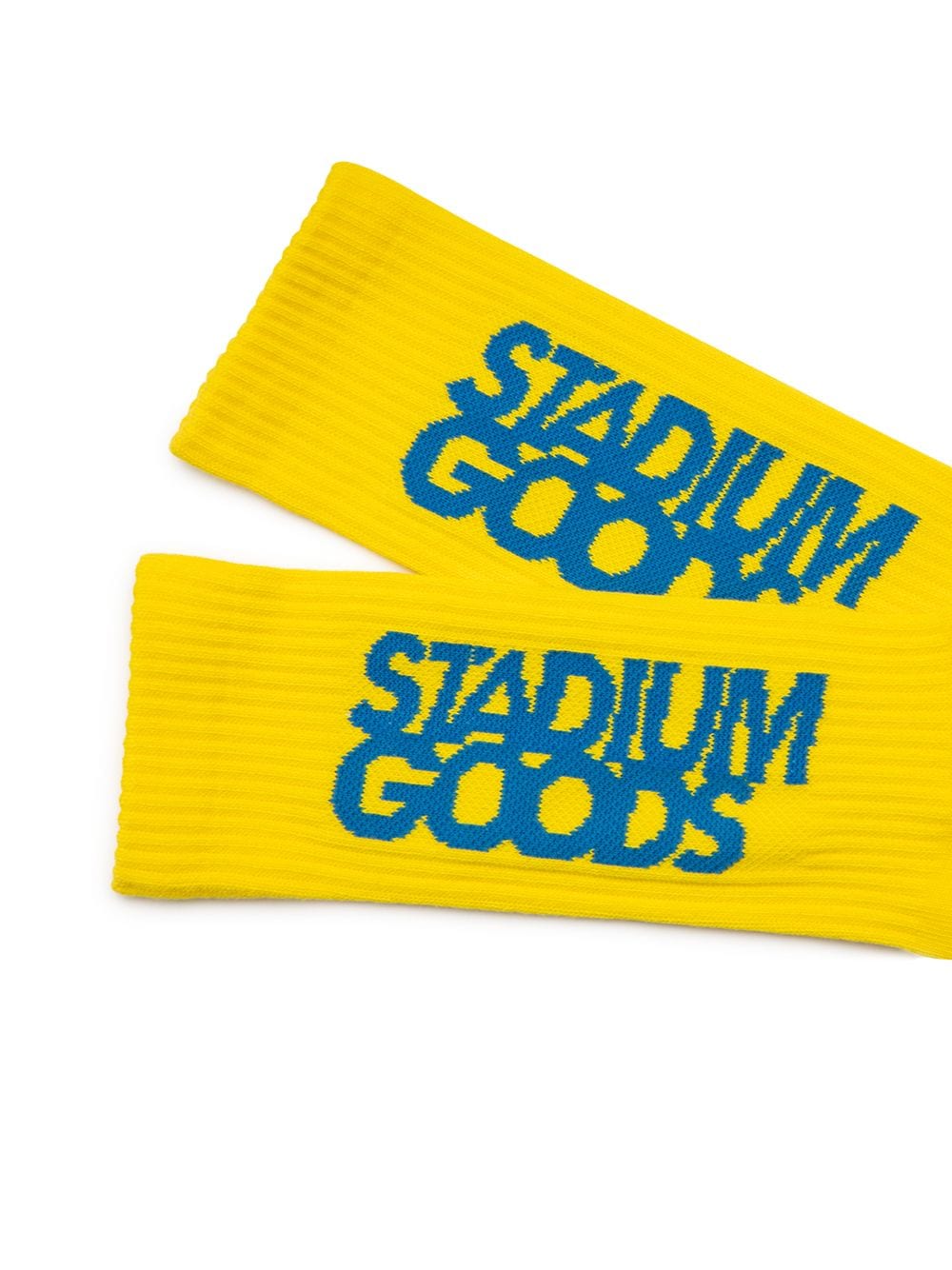 Shop Stadium Goods Logo "cal" Crew Socks In Yellow