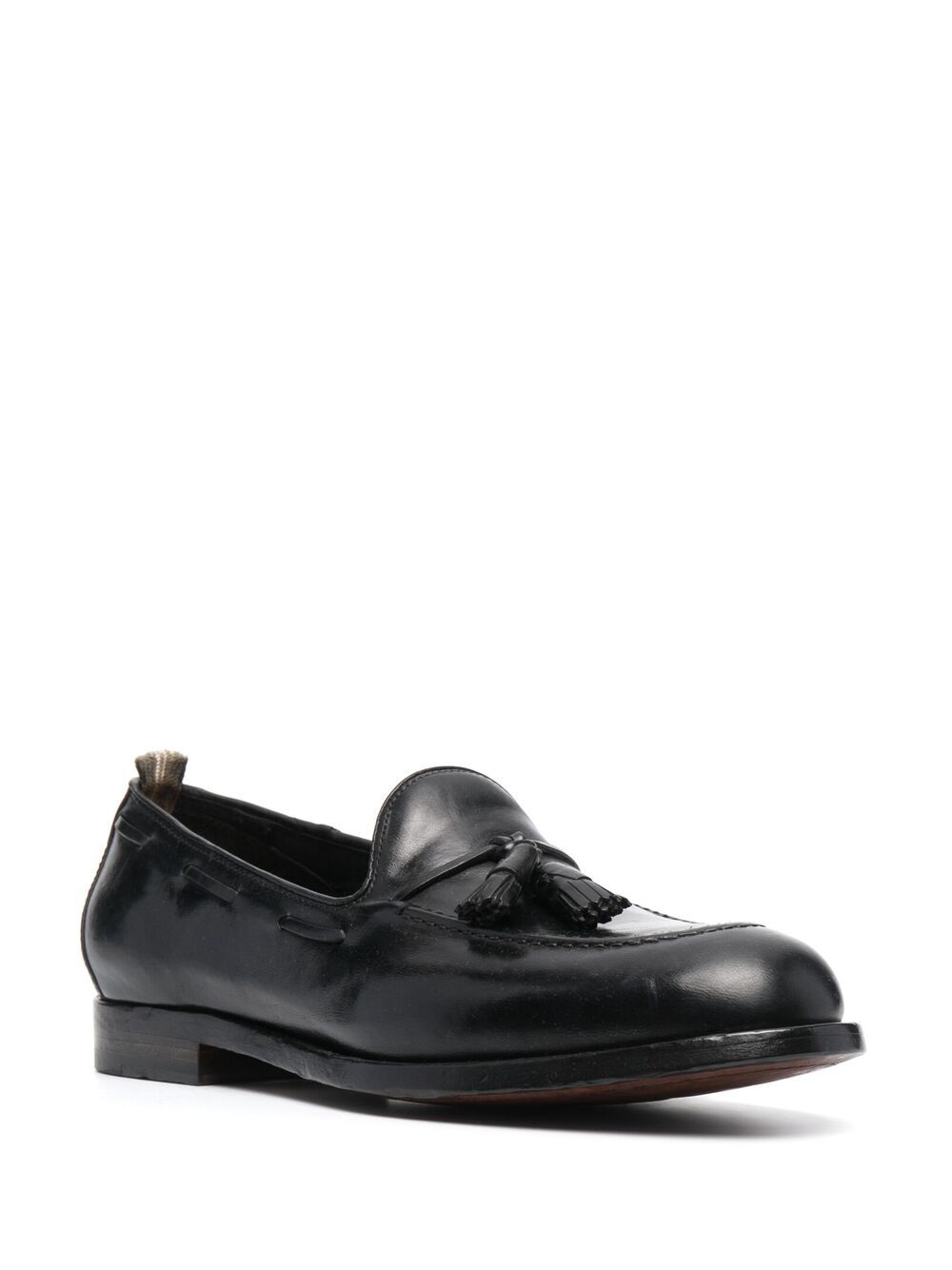 Officine Creative Loafers met kwastje - Zwart