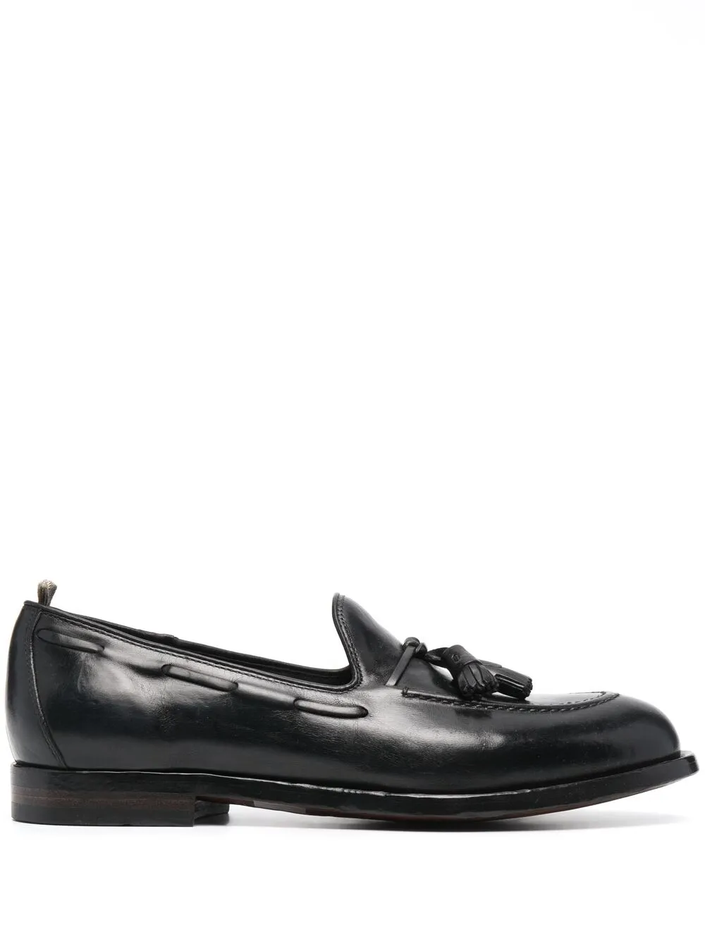 

Officine Creative mocasines slip-on con borlas - Negro