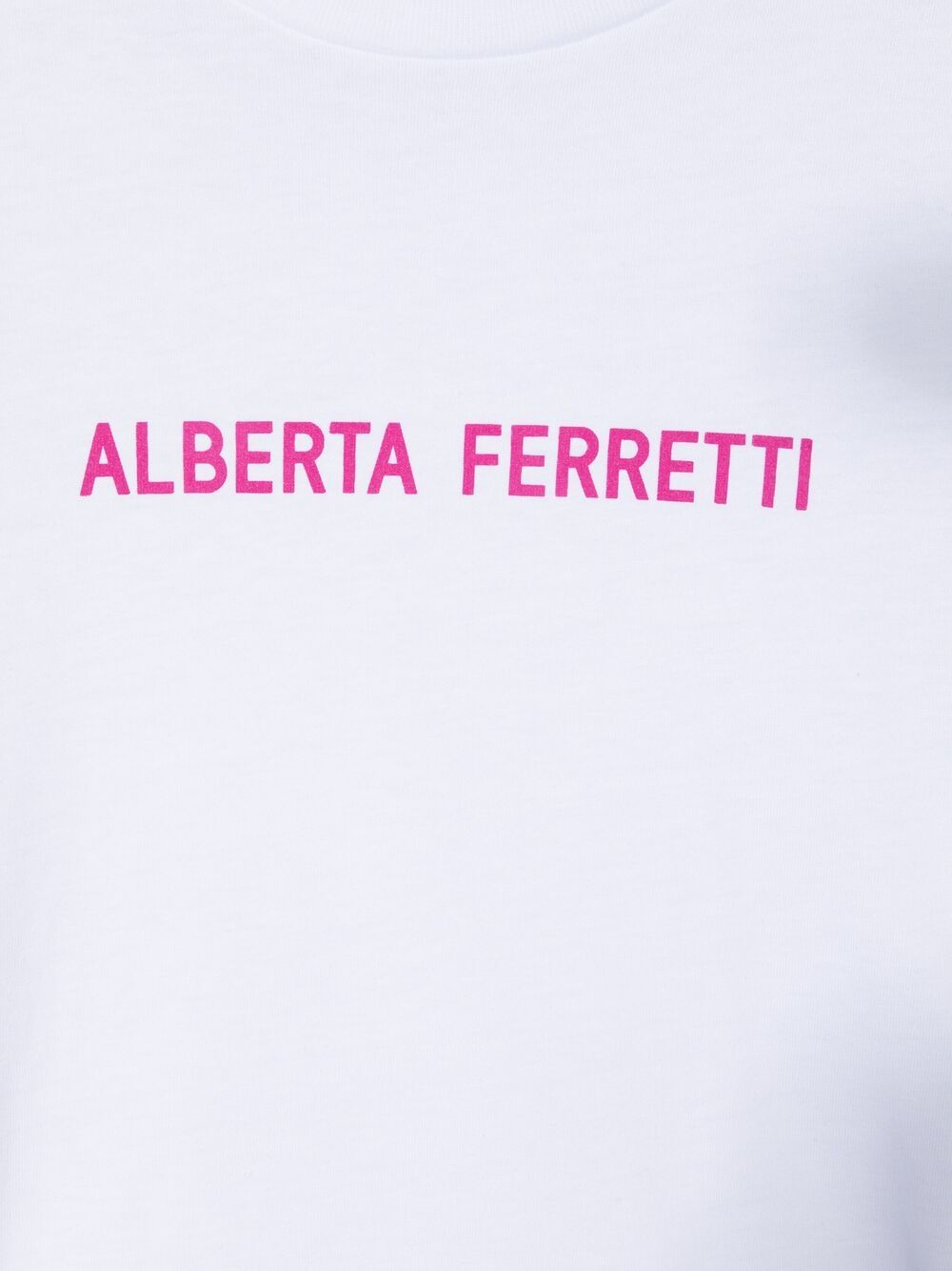 фото Alberta ferretti kids logo-print t-shirt