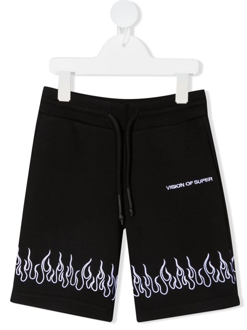 фото Vision of super kids flame-print shorts