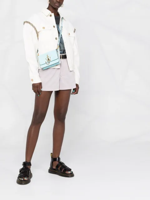 sandro embellished denim jacket