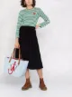 Image 2 of PAUL SMITH ruched-detail silk skirt