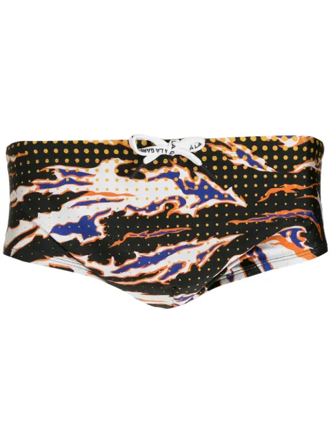 À La Garçonne Multi printed swimming trunks