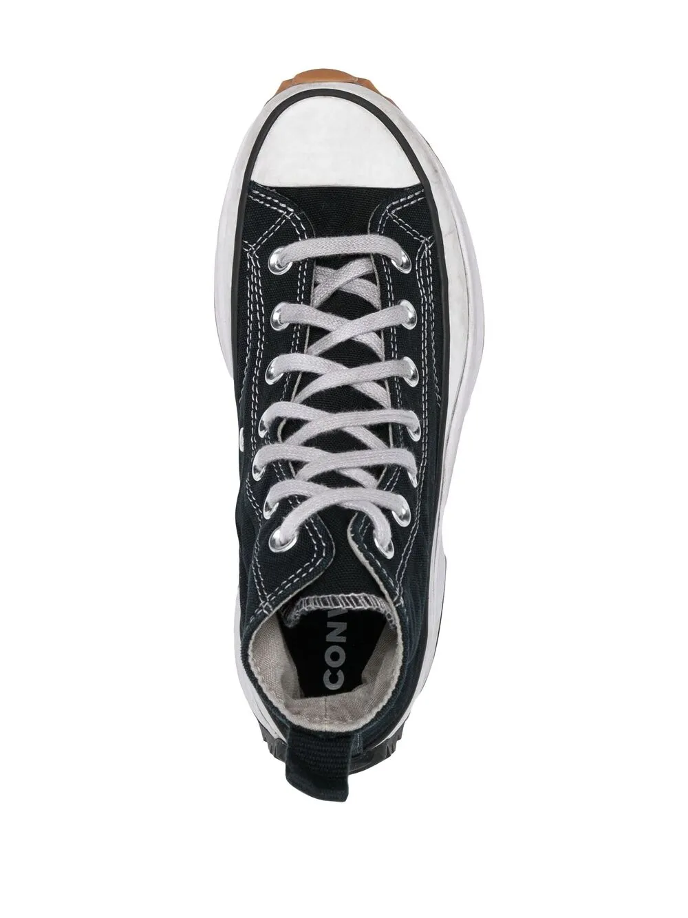 фото Converse высокие кроссовки run star hike smoked