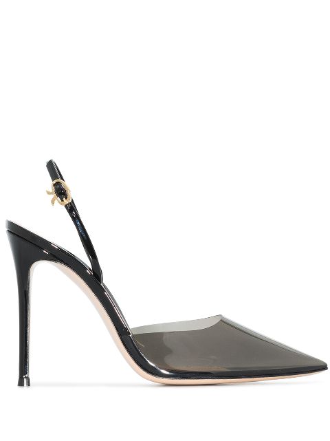 Gianvito Rossi Ribbon D'Orsay 105mm slingback pumps Women