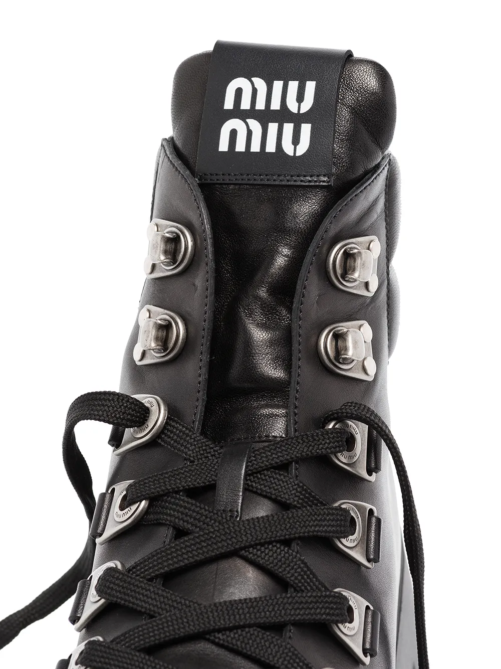 Miu miu hiking outlet boots