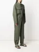 Jil Sander jumpsuit largo con parche del logo