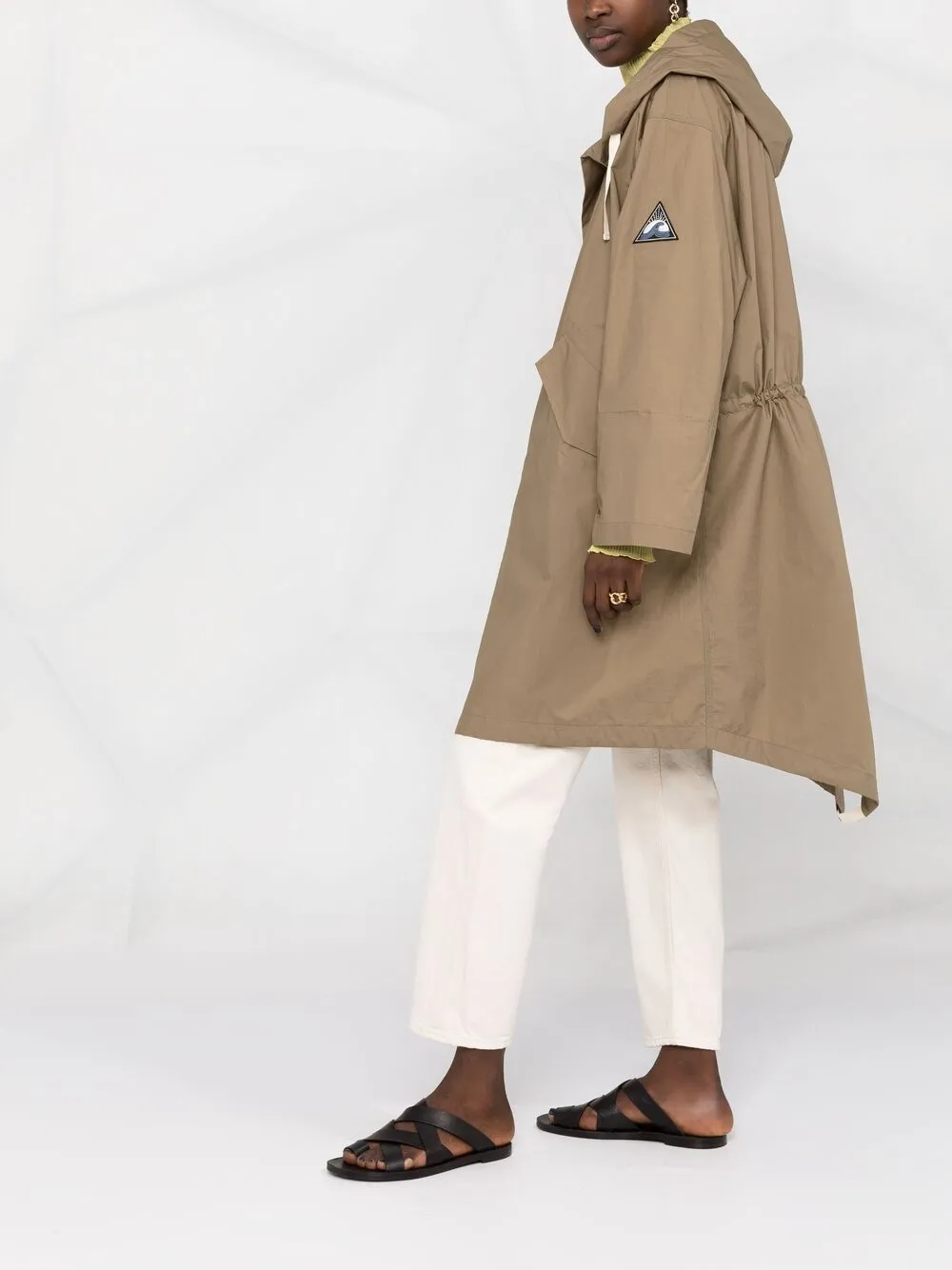 фото Jil sander парка с нашивкой