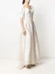 Parlor vestido con mangas farol