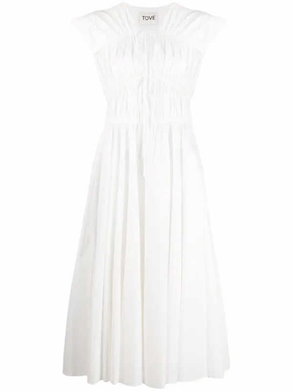 Tove Phoebe Organic Cotton White Dress
