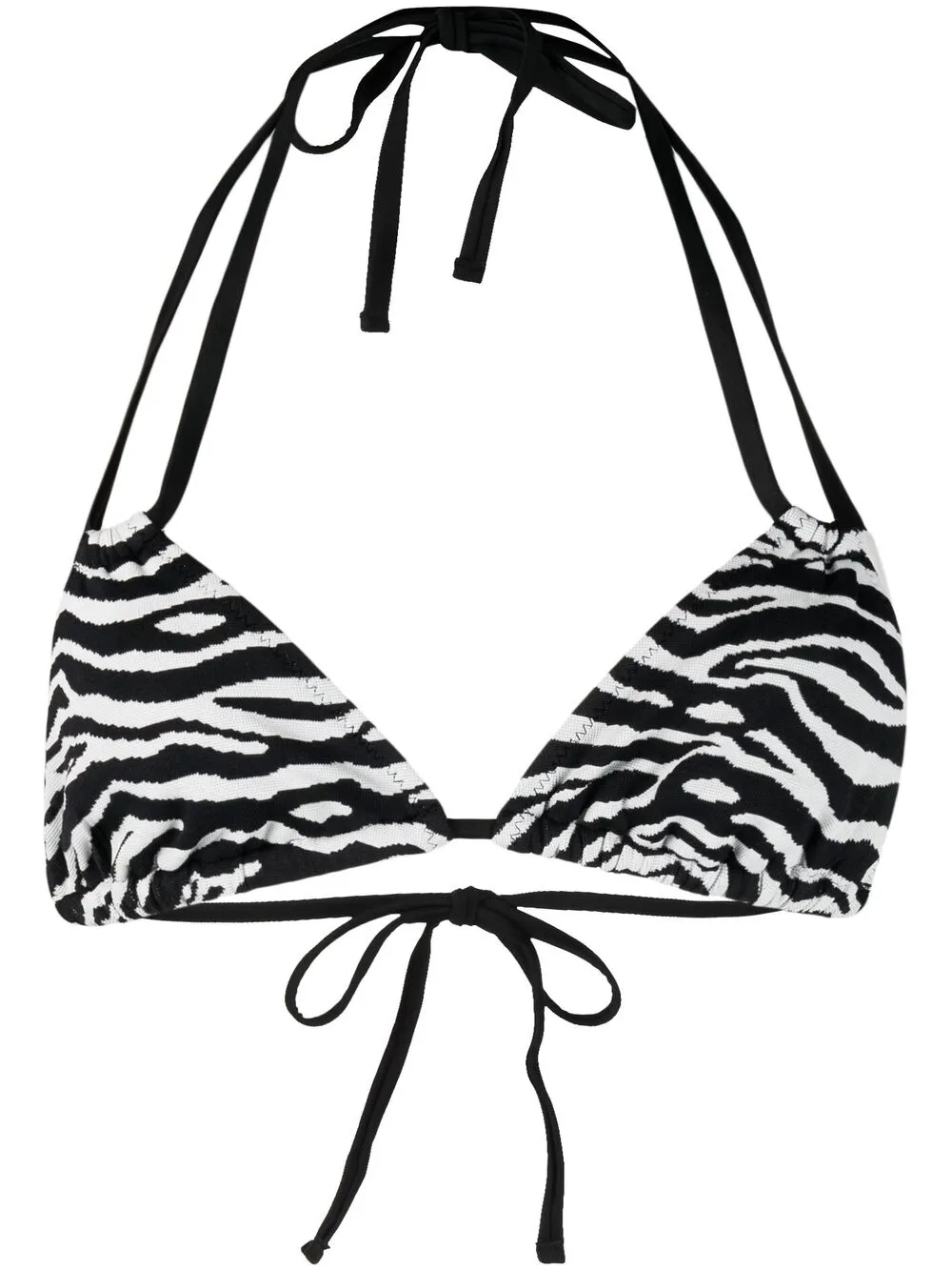 Solid & Striped лиф бикини Tenley с зебровым принтом