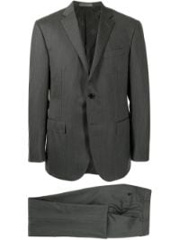 39%OFF！＜Farfetch＞ Corneliani Academy ヘリンボーン シングルコート - グレー画像