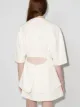 MAXIMILIAN Sunday half-sleeves cut-out blazer