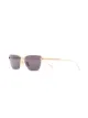 Bottega Veneta Eyewear half-rim rectangle-frame sunglasses