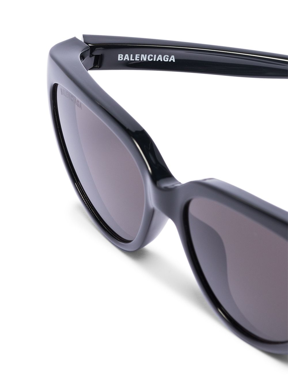 фото Balenciaga eyewear солнцезащитные очки в овальной оправе