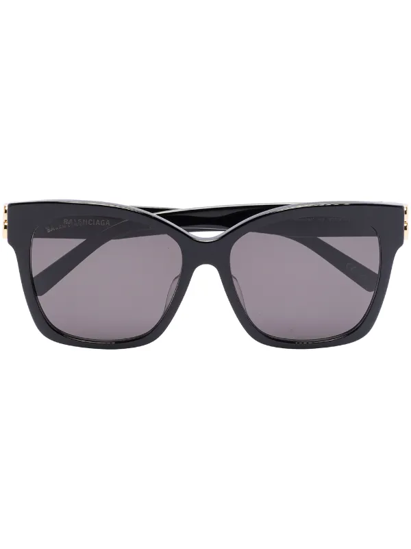 Balenciaga square hot sale 55mm sunglasses