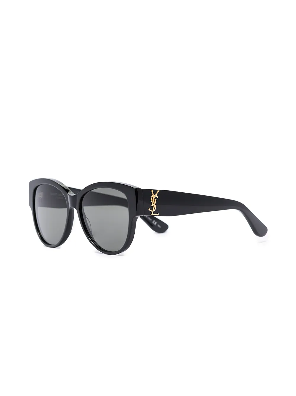 Shop Saint Laurent M3 Monogram Sunglasses In Black