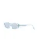 Gentle Monster Ghost oval-frame sunglasses