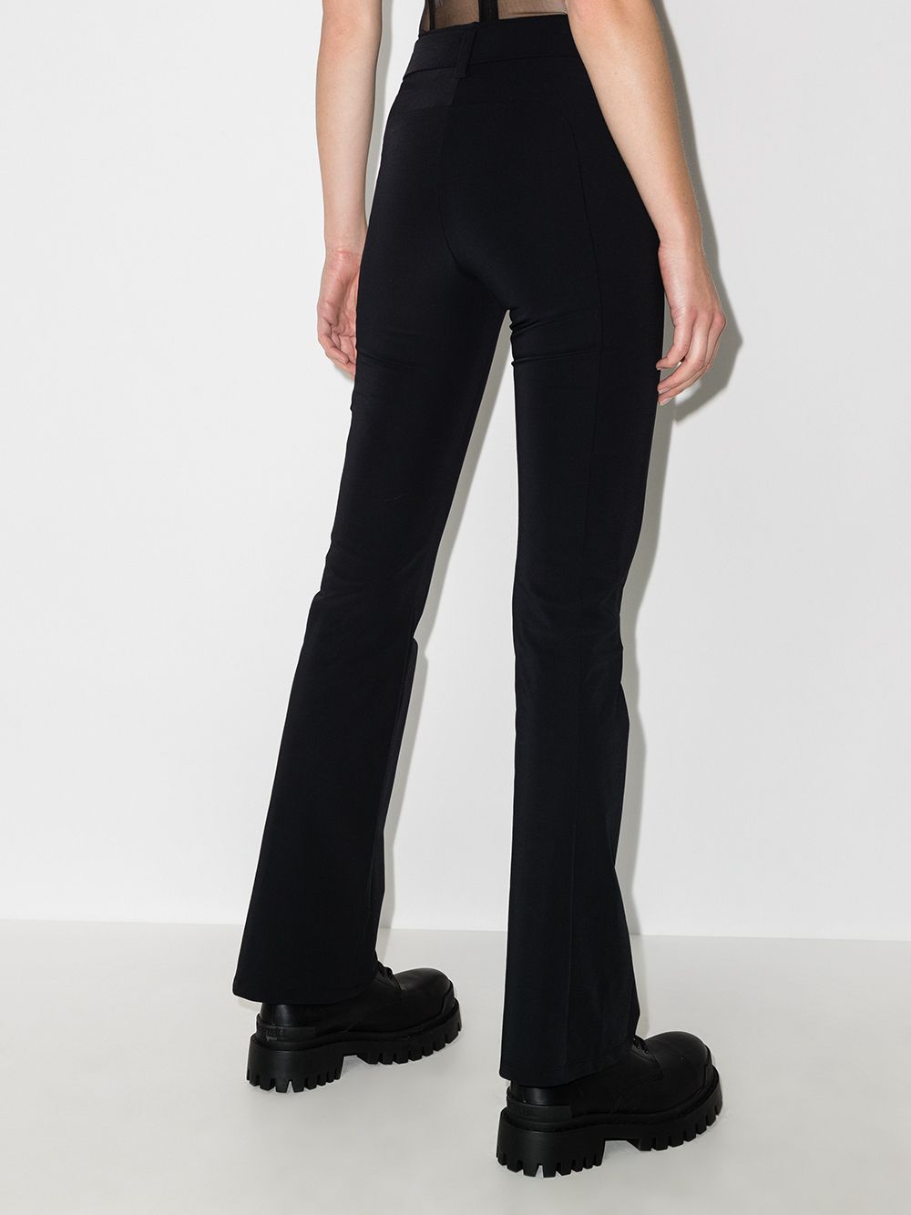 Shop Misbhv Lara Slim-fit Trousers In Schwarz