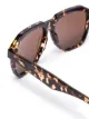 Bottega Veneta Eyewear geometric tortoiseshell-effect sunglasses