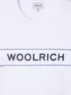 Woolrich Kids TEEN thin strip logo T-shirt