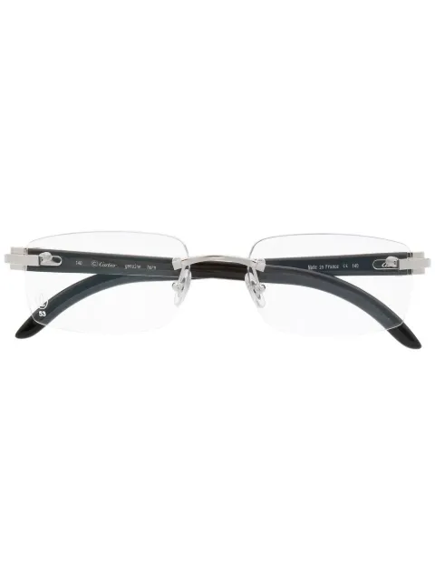 Cartier Eyewear lentes de sol sin armazón C Décor