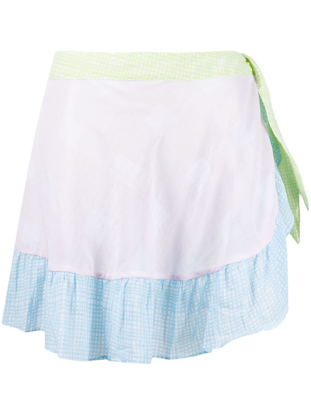 Solid & Striped Corey Colour-block Cover-up In Pink