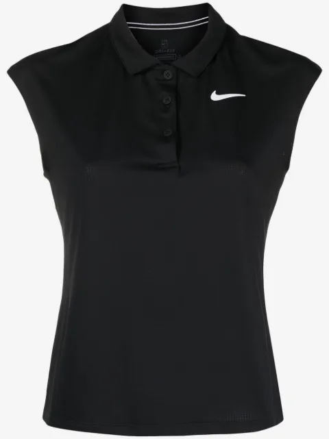 Nike logo-detail polo top