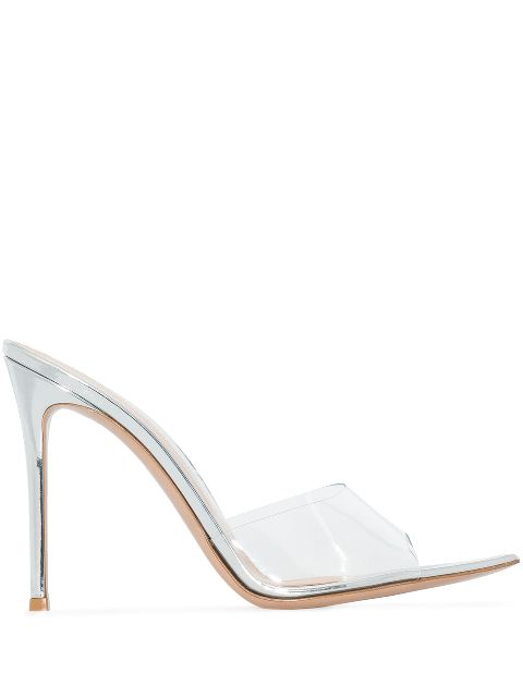 Gianvito Rossi Elle 105mm transparent mules Women