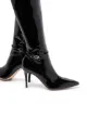 Imagem 2 de Gianvito Rossi Bota cano longo Ribbon com salto alto 85mm
