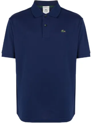 Lacoste Live logo-plaque polo shirt 