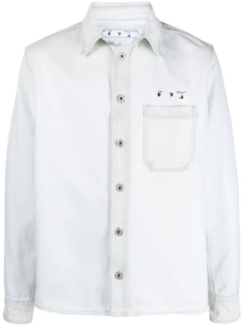 Off-White Arrow logo denim jacket