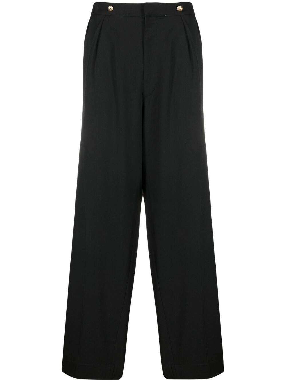 Wales Bonner Straight-leg Tailored Trousers In Black