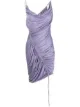 Image 1 of Bottega Veneta ruched satin mini-dress