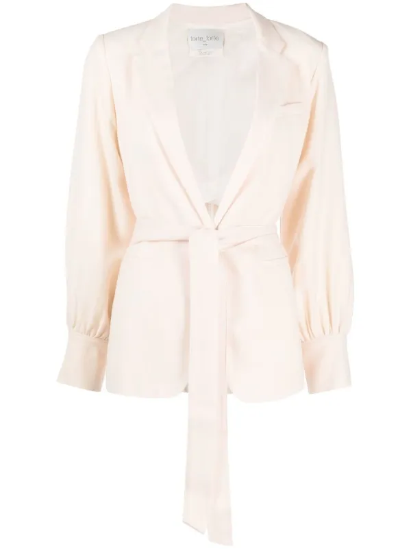 Forte Forte Belted Virgin Wool Blazer - Farfetch