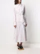 Sportmax stripe print shirt dress