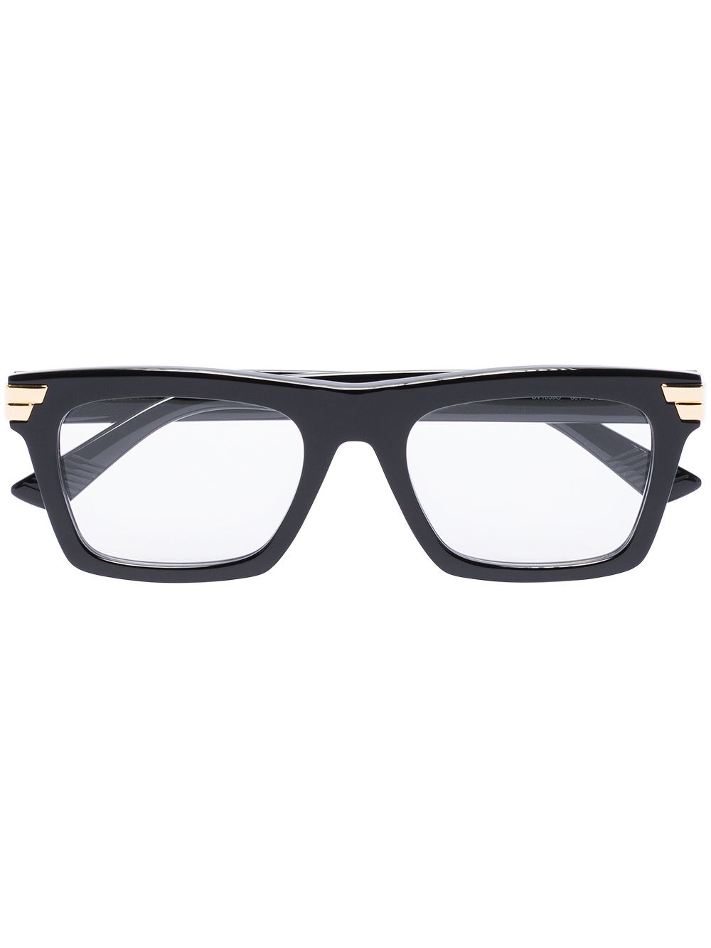 фото Bottega veneta eyewear очки в прямоугольной оправе