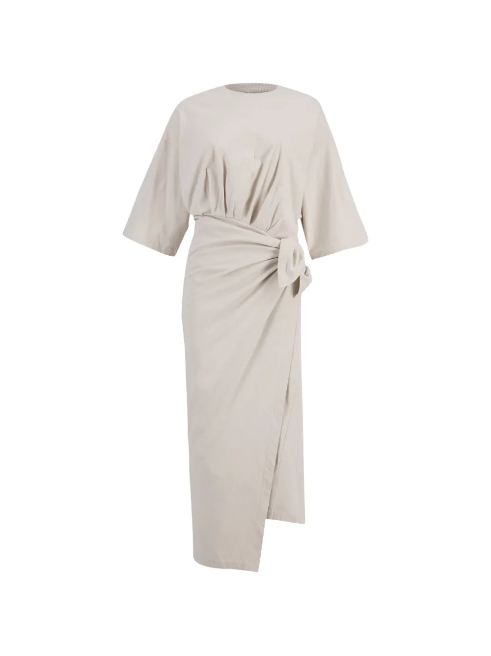 Balenciaga Asymmetrisches T-Shirtkleid - Grau