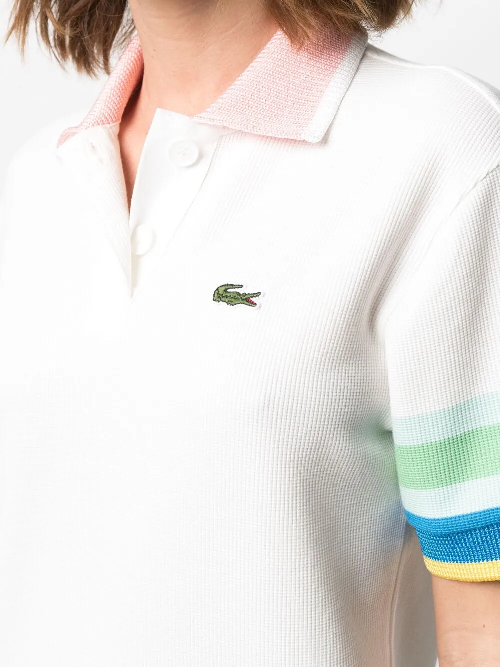 фото Lacoste трикотажное платье с нашивкой-логотипом