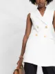 Tagliatore double-breasted sleeveless blazer