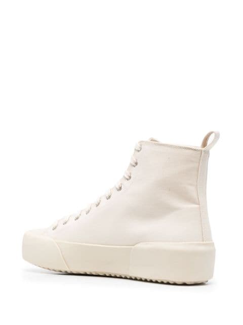 Jil Sander Leather high-top Sneakers - Farfetch