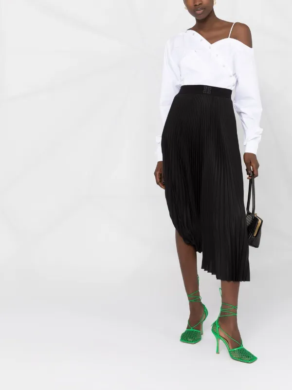 スカート Givenchy Skirt With Open Side Givenchy Skirt in Floral Devore Satin | Saks Fifth Avenue